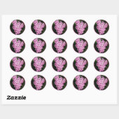 Geur van Lilacs Ronde Sticker (Vel)