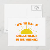Geur van reumatologie in de ochtend briefkaart (Voorkant / Achterkant)