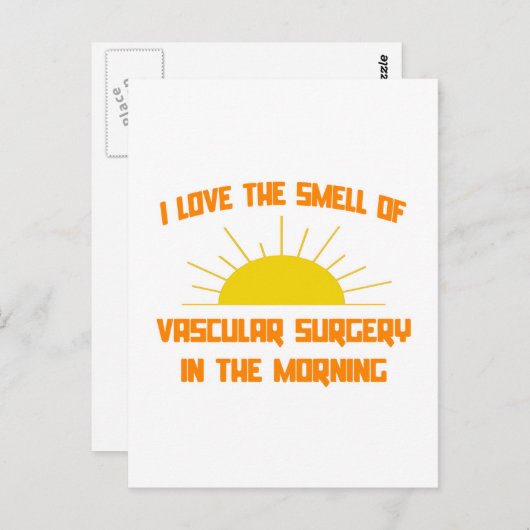Geur van Vasculaire Chirurgie in de Morgen Briefkaart (Voorkant / Achterkant)