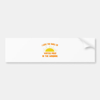 Geur van Water Polo in de ochtend Bumpersticker