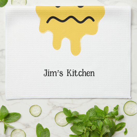 Geuren alsof je weer 'gekookt' grappig gepersonali theedoek (Gevouwen)