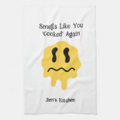 Geuren alsof je weer 'gekookt' grappig gepersonali theedoek (Verticaal)