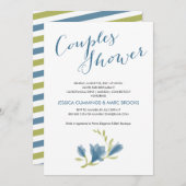 Geurende Freesia Bloemblaadjes | Koppel Bruisfeest Kaart (Voorkant / Achterkant)