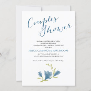 Geurende Freesia Bloemblaadjes   Koppel Bruisfeest Kaart