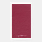 geurig kleurelegant script servet (Voorkant)