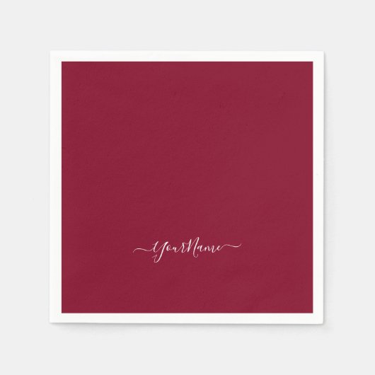 geurig kleurelegant script servet (Voorkant)