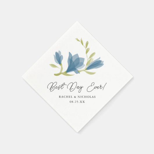 Geurige Freesia Petals | Beste dag ooit! Servet (Hoek)