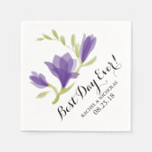 Geurige Freesia Petals | Beste dag ooit! Servetten (Voorkant)