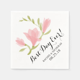 Geurige Freesia Petals | Beste dag ooit! Servetten