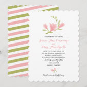 Geurige Freesia Petals | Bruiloft Kaart (Voorkant / Achterkant)