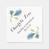 Geurige Freesia Petals | Proost op de liefde Servet (Voorkant)