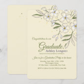 Geurige Jasmine uitnodiging (Voorkant / Achterkant)