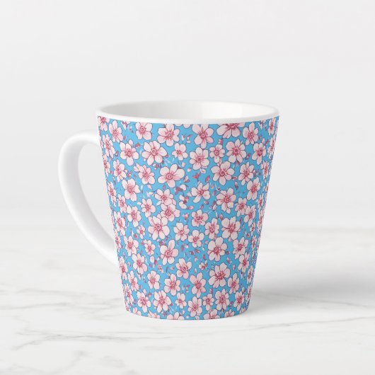 Geurige potkaars latte mok (Linkerhoek)
