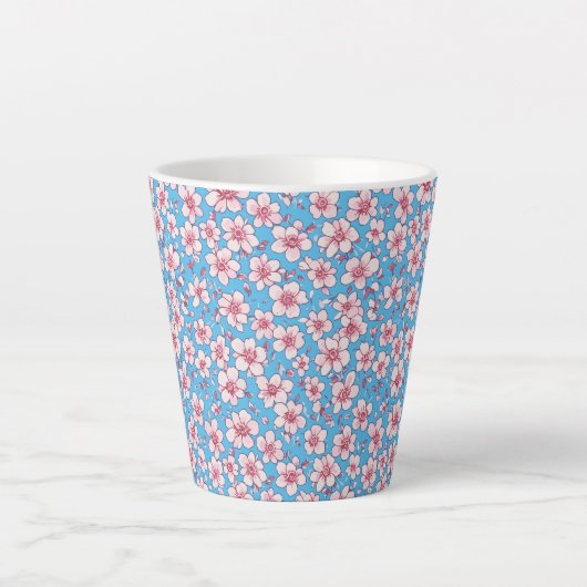 Geurige potkaars latte mok (Voorkant)