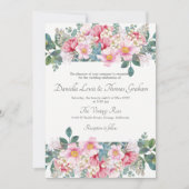 Geurige tuin bruiloft uitnodiging (Voorkant)