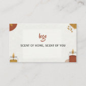 Geurkaars Visitekaartje (Voorkant)