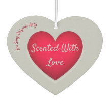 Geurstof met liefde hart luchtverfrisser