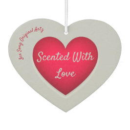 Geurstof met liefde hart luchtverfrisser