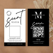 Geurtesterkaart Kaars Geurtester Visitekaartje