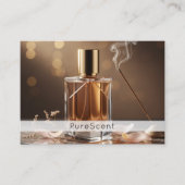 Geurwinkel Bezoekkaart QR Code Parfum Merk Visitekaartje (Voorkant)