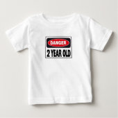 Gevaar 2 jaar oude T-shirts (Voorkant)