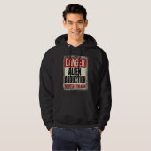 Gevaar Aliens Grafisch Hoodie (Voorkant volledig)