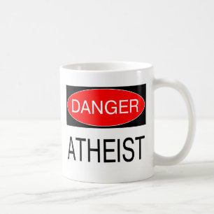 Gevaar - Atheïstisch Grappig T-Shirt Mok Hoed Scho