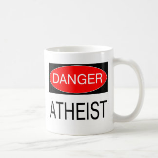 Gevaar - Atheïstisch Grappig T-Shirt Mok Hoed Scho