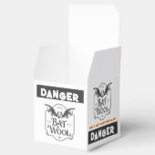 Gevaar Bat Wool Funny Halloween Party Spooky Snoep Bedankdoosjes (Geopend)