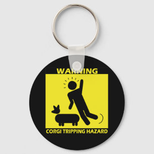 Gevaar bij het uitsnijden - Corgi Sleutelhanger
