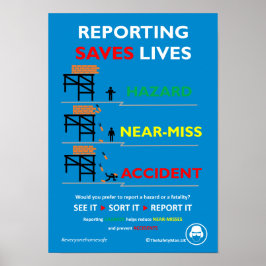 Gevaar, bijna-juffrouw, Poster bij ongelukken