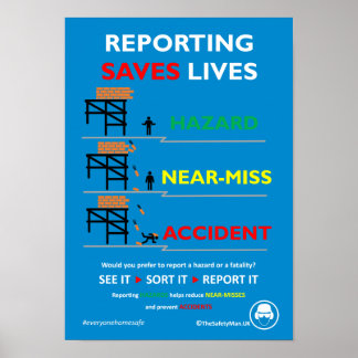 Gevaar, bijna-juffrouw, Poster bij ongelukken