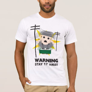 Gevaar: blijf 17' weg t-shirt