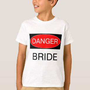 Gevaar - Bruid Grappig Trouw T-Shirt Mok Schort
