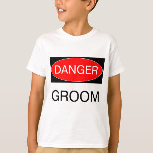Gevaar - Bruidegom Grappige Trouw T-Shirt Mok Hoed