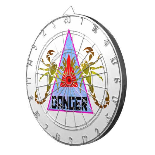 Gevaar Dartbord (Voorkant Rechts)