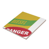 Gevaar Diesel kan Tegeltje (Zijkant)