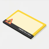 Gevaar DJs aan het werk Post-it® Notes (Schuin)