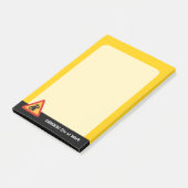 Gevaar DJs aan het werk Post-it® Notes (Schuin)