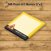 Gevaar DJs aan het werk Post-it® Notes