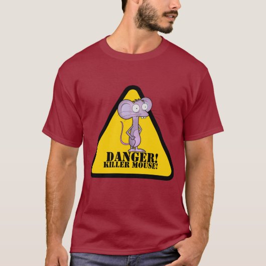 GEVAAR!, DODENDE MUIS! T-SHIRT (Voorkant)