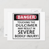 Gevaar Dulcimer Briefkaart (Voorkant / Achterkant)