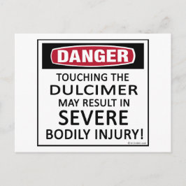 Gevaar Dulcimer Briefkaart
