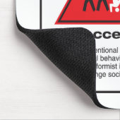 Gevaar! Eccentrisch Muismat (Hoek)