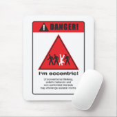 Gevaar! Eccentrisch Muismat (Met muis)