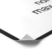 Gevaar! Eccentrisch Poster (Hoek)