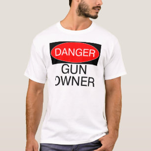 Gevaar - eigenaar Pistool Funny T-Shirt Mok Pet Ba