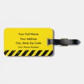 Gevaar! Emotionele bagage komend Bagagelabel (Achterkant horizontaal)