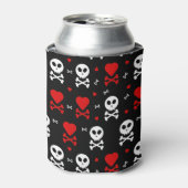 Gevaar Enge schedels Patroon Blikjeskoeler (Blikje Voorkant)