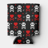Gevaar Enge schedels Patroon Blikjeskoeler (Voorkant)